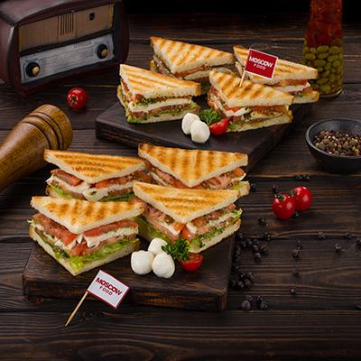 Сэндвич "Капрезе" | Сэндвичи и круассаны | MOSCOW FOOD - доставка вкусных блюд