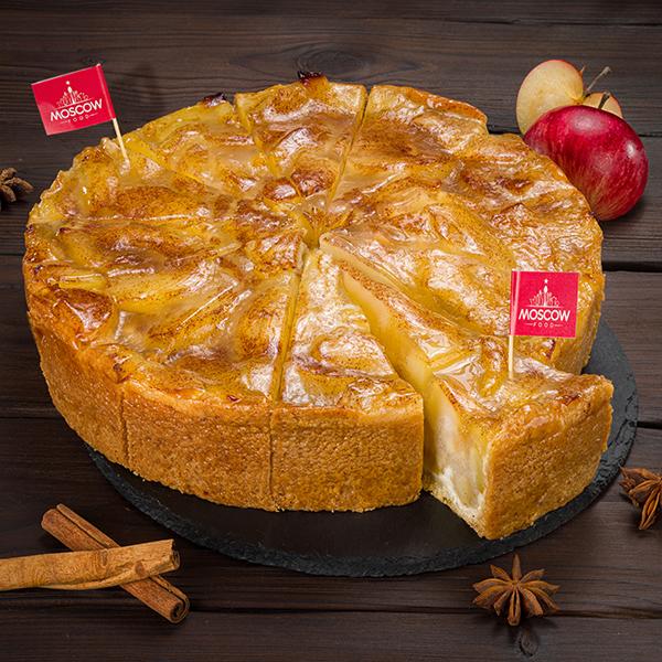 Пирог яблочный из песочного теста | Десерты | MOSCOW FOOD - доставка вкусных блюд