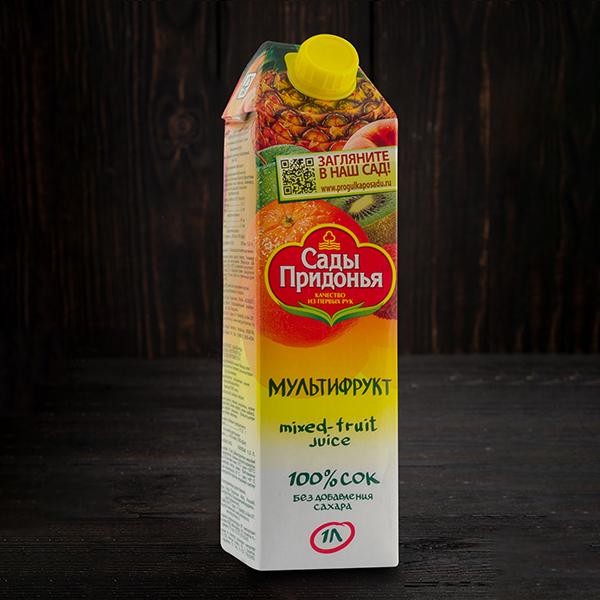 Сок "Сады Придонья" мультифрукт | Напитки | MOSCOW FOOD - доставка вкусных блюд