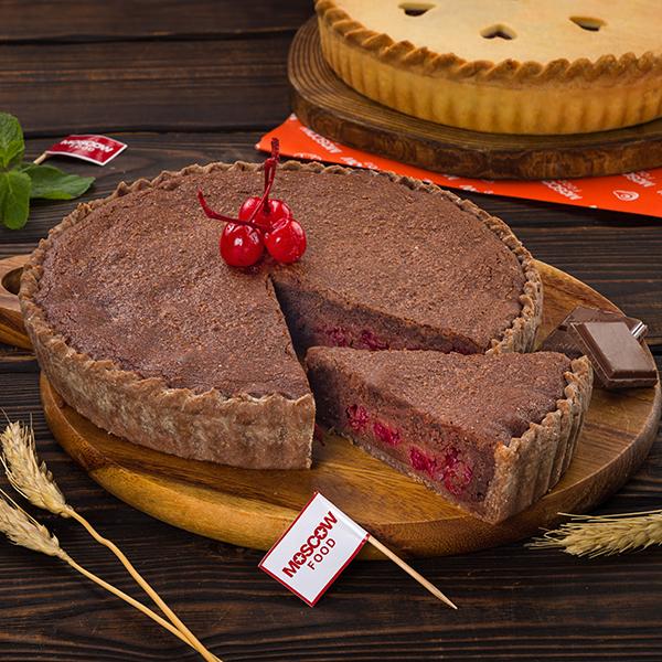 Пирог "Брауни"  с вишней | Десерты | MOSCOW FOOD - доставка вкусных блюд